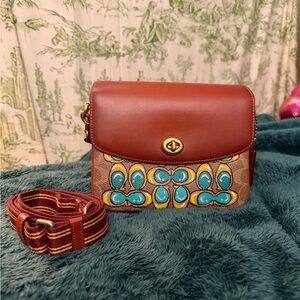 Hand-painted custom Coach Cassie 19